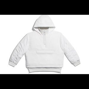 Ivy Park White sherpa sweatshirt